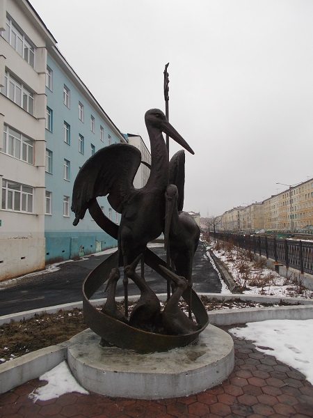 Аисты в Норильске